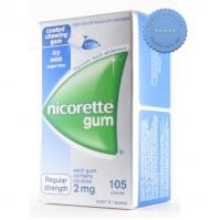 NICORETTE GUM ICY MINT 2MG 105