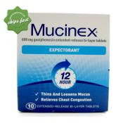 MUCINEX EXPECTORANT 12 HR TABLETS 10s