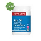 Nutra-Life Omega 3 Fish Oil 1500mg Plus Vitamin D 180 Capsules