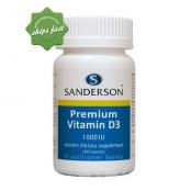 Sanderson Vitamin D3 1000 IU 100 Capsules