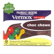 VERMOX CHOCOLATE CHEWS X 6 TABLETS