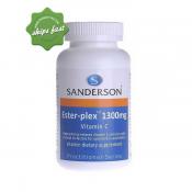 Sanderson Ester Plex 1300MG Vitamin C 100 Tablets