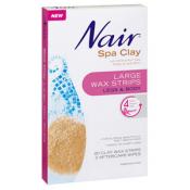 Nair Brazilian Spa Clay Large Wax Strips 20 Pack