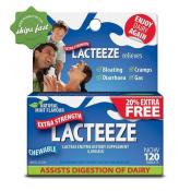 LACTEEZE EXTRA STRENGTH 120 TABLETS