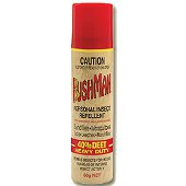 BUSHMANS ULTRA INSECT REPELLENT AEROSOL 40 PERCENT DEET 60g