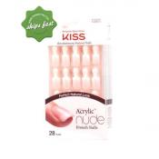 Kiss Acrylic Nude French Nails Breathtaking 28
