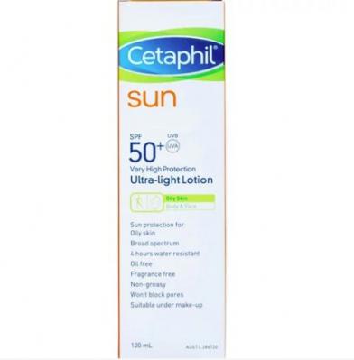 Cetaphil Sun Spf50+ Ultra Light Lotion 100ml