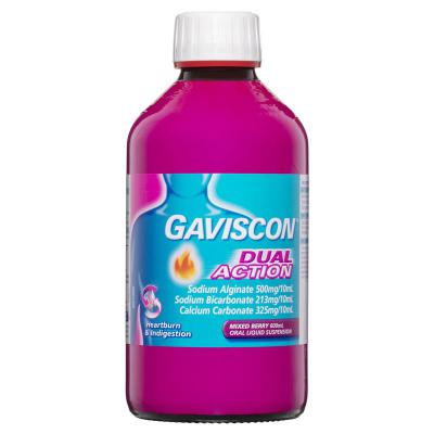 Gaviscon Dual Action Mixed Berry Liquid 600ml