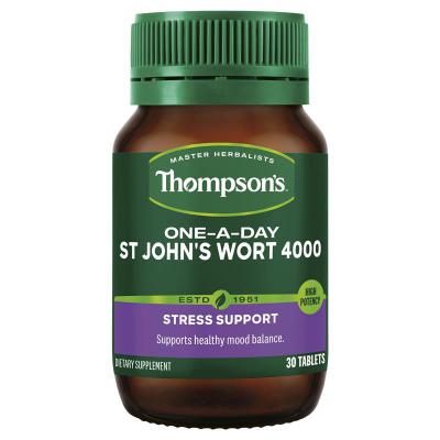 Thompsons One a Day St Johns Wort 400mg 30 Tablets 