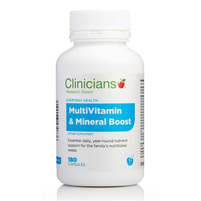 Clinicians Multivitamin & Mineral Boost 180 Capsules