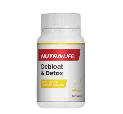 Nutra-Life Debloat and Detox 60 Capsules 
