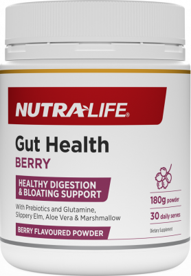 Nutra-Life Gut Health Powder 180g Berry
