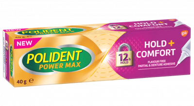 Polident Hold + Comfort Adhesive 40g