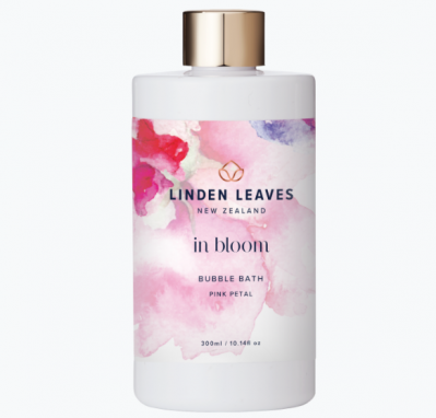 Linden Leaves In Bloom Bubble Bath Pink Petal 300ml
