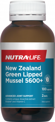 Nutra-Life NZ Green Lipped Mussel 5600+ 100 Capsules