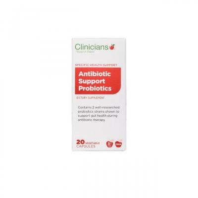 Clinicians Antibiotic Support 20 caps