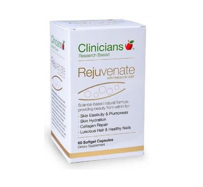 Clinicians Rejuvenate with Hyaluronic Acid 60 Softgel Capsules