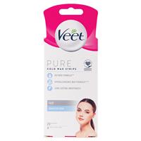 Veet Pure Cold Wax Strips Face 20pk