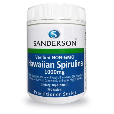 Sanderson Hawaiian Spirulina 1000mg 300 Tablets