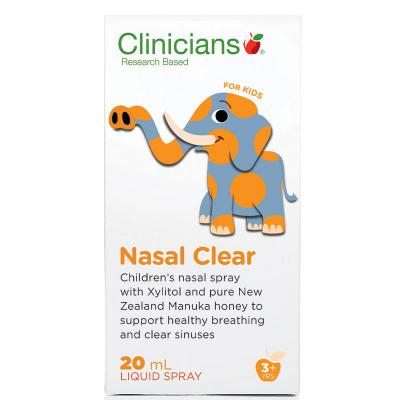 Clinicians Kids Nasal Clear Spray 20ml