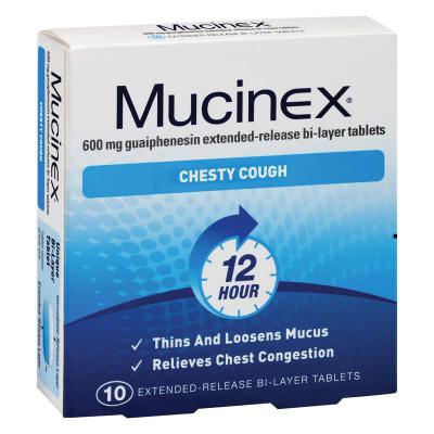 Mucinex Chesty Cough Tablets 10 Pack
