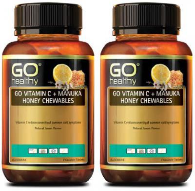 Go Healthy Go Vitamin C + Manuka Honey 90 Chews
