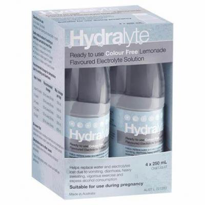 HYDRALYTE Liquid Lemonade 4x 250ml