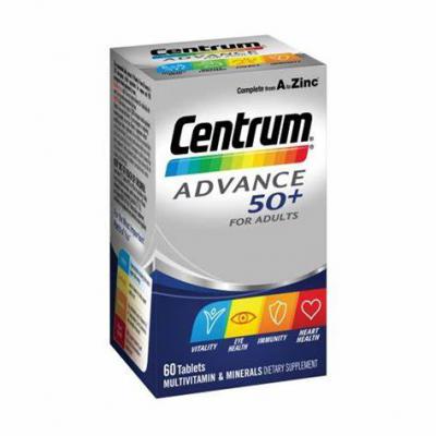 CENTRUM ADVANCE 50+ For Adults 60 Tabs