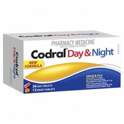 Codral PE Day & Night Cold and Flu 48 Tablets