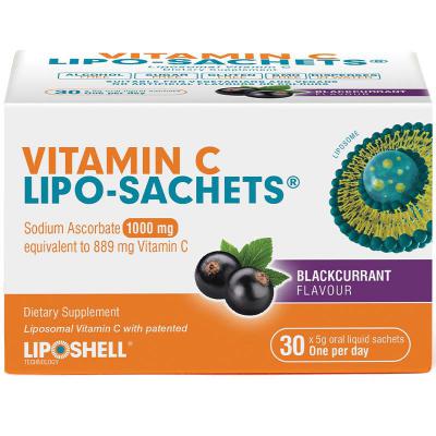 AFT Lipo-Sachets Vitamin C Blackcurrant 30 Pack