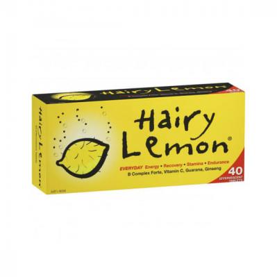 Hairy Lemon Energy Effervescent Tablets 40 Pack