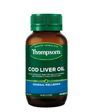Thompsons Cod Liver Oil Plus 100 Capsules