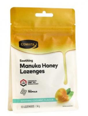 Comvita Manuka Honey Lozenges Coolmint 12 Pack