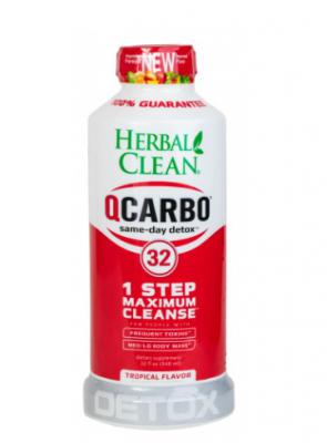 Herbal Clean Q Carbo 1 Shot Tropical 32oz