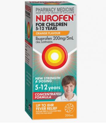 Nurofen For Children 5 Years-12 Years Orange 200ml