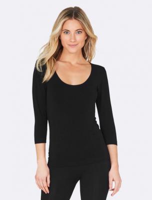 Boody 3/4 Sleeve Top Black Small