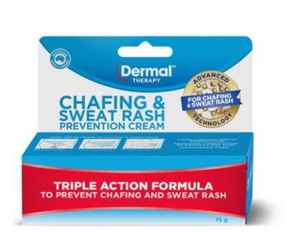 Dermal Therapy Chafing and Sweat Rash Prevention Cream 75g