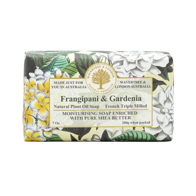 Wavertree & London Soap Frangipani & Gardenia 200g