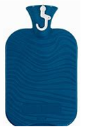 Fashy Hot Water Bottle Wave Blue 2 Litre