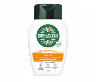 Dermaveen Sensitive Sun Face & Body Cream SPF50+ 250g