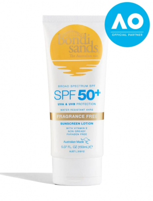 Bondi Sands Fragrance Free Sunscreen Lotion SPF50+ 150ml
