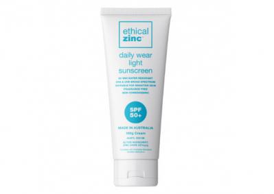 Ethical Zinc Daily Wear Light Sunscreen SPF50 100g
