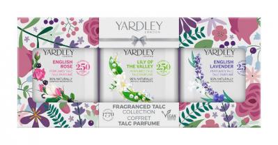 Yardley Talc Trio Gift Set 3x 50g