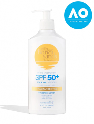 Bondi Sands Fragrance Free Sunscreen Lotion SPF50+ 500ml