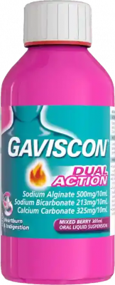 Gaviscon Dual Action Mixed Berry Liquid 300ml