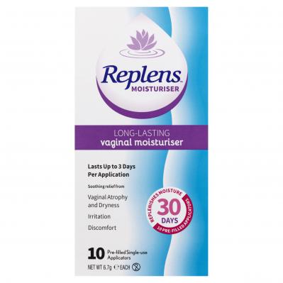 Replens Vaginal Moisturiser 10 Pack
