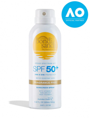 Bondi Sands Fragrance Free Sunscreen Spray SPF50+ 160g