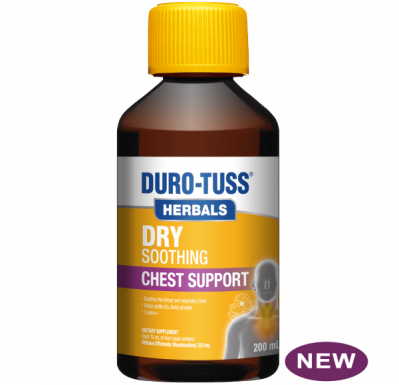 Duro-Tuss Herbals Dry Soothing Chest Support 200ml