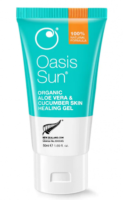 Oasis Organic Aloe Vera & Cucumber Skin Healing Gel 50ml