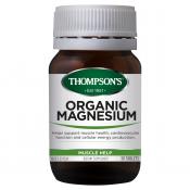 Thompsons Organic Magnesium 30 Tablets 
